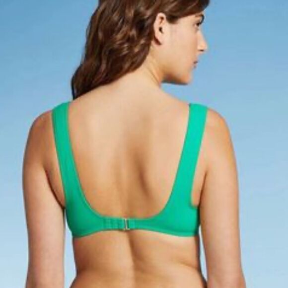 Xhilaration Green Juniors Bikini Swim Top, Size XS, NWT - Picture 2 of 10